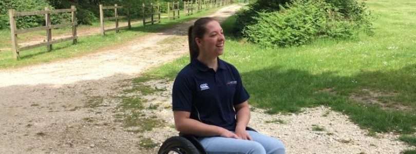 Loopwheels Extreme on a silver wheelchair